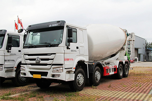 Standard operation of mixer truck